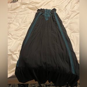 Strapless RipCurl long maxi dress